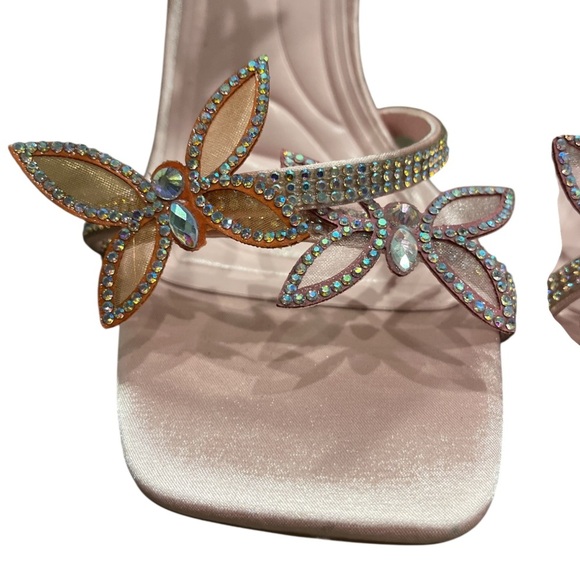 New Azalea Wang Size 8 Zarya Pink Sandals - Picture 7 of 11